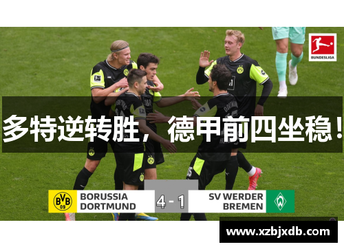 多特逆转胜，德甲前四坐稳！